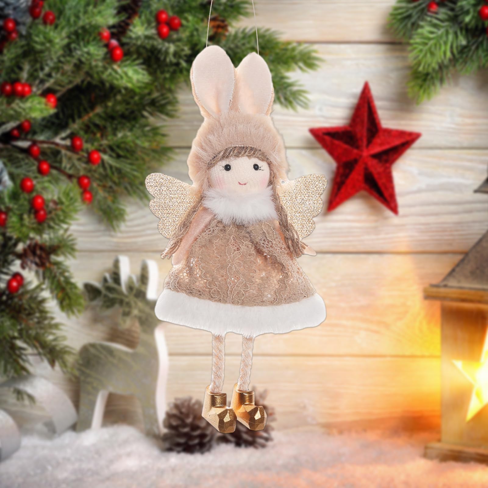 Amazon.co.jp: クリスマスエンジェルドールペンダント | ぬいぐるみ Amazon.co.jp: クリスマスエンジェルドールペンダント | ぬいぐるみ